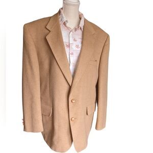 Sterling & Hunt tan vintage camel hair sports jacket